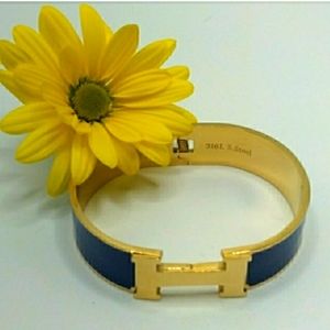 PRISTINE Enamel & Stainless Steel Bangle